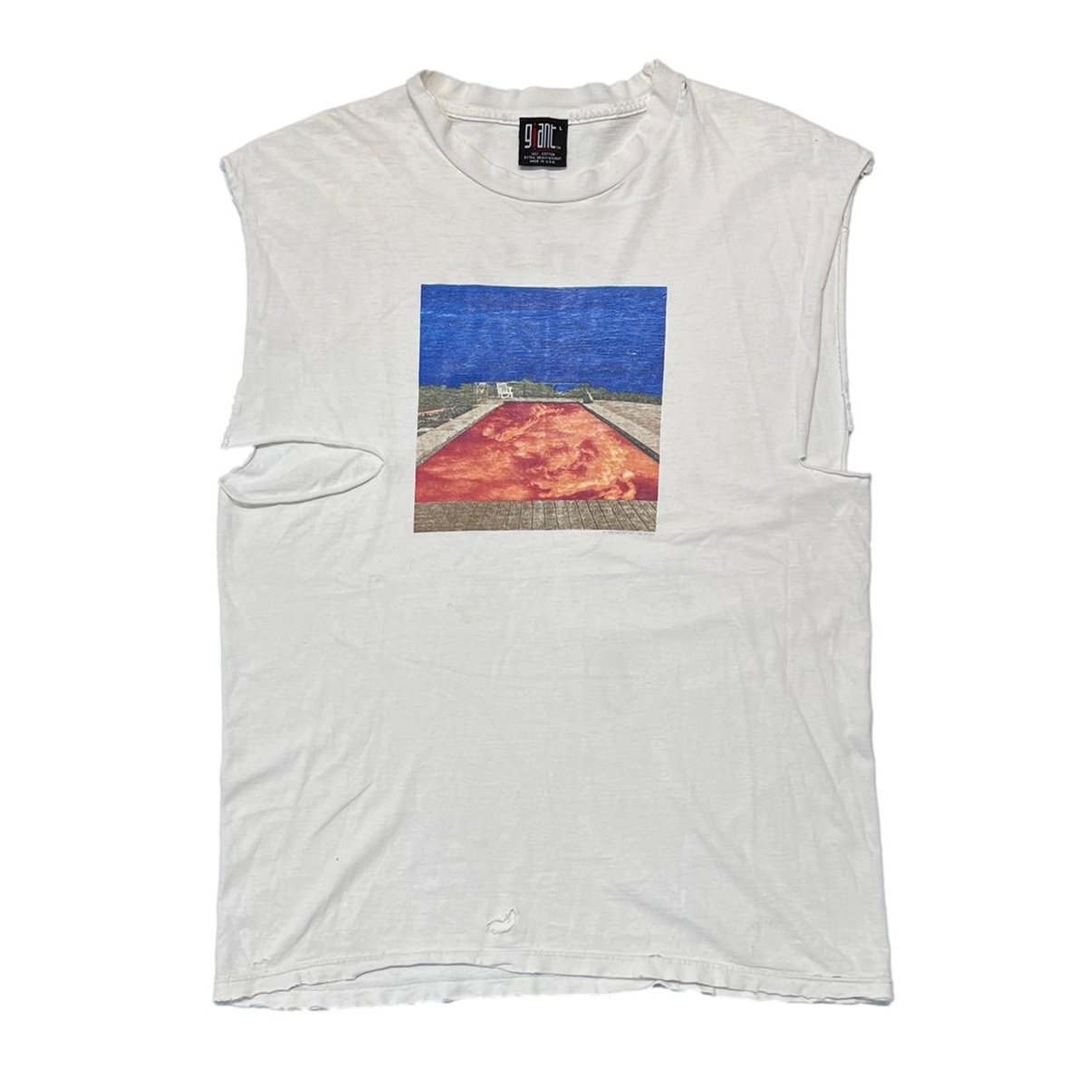 RED HOT CHILI PEPPERS 1999 CALIFORNICATION SLEEVELESS WHITE GIANT LARGE 9558