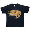 METALLICA PUSHEAD SIDE FLAME SKULL Y2K GILDAN LARGE 0635