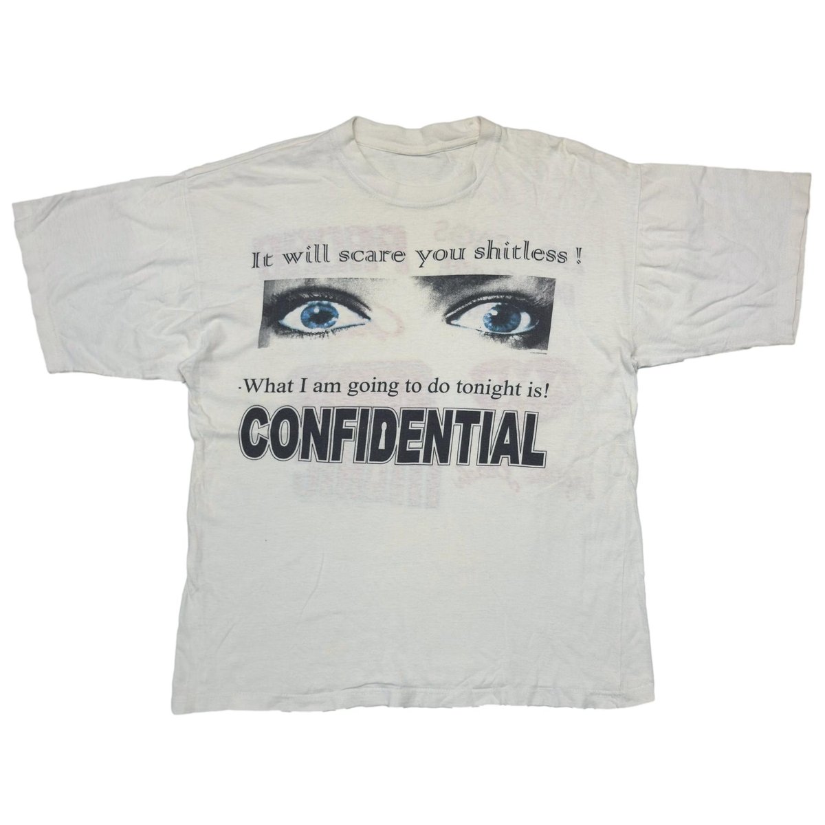 OLD & VINTAGE EVENT SPONSOR scream titanic WHITE FITS XL 1520