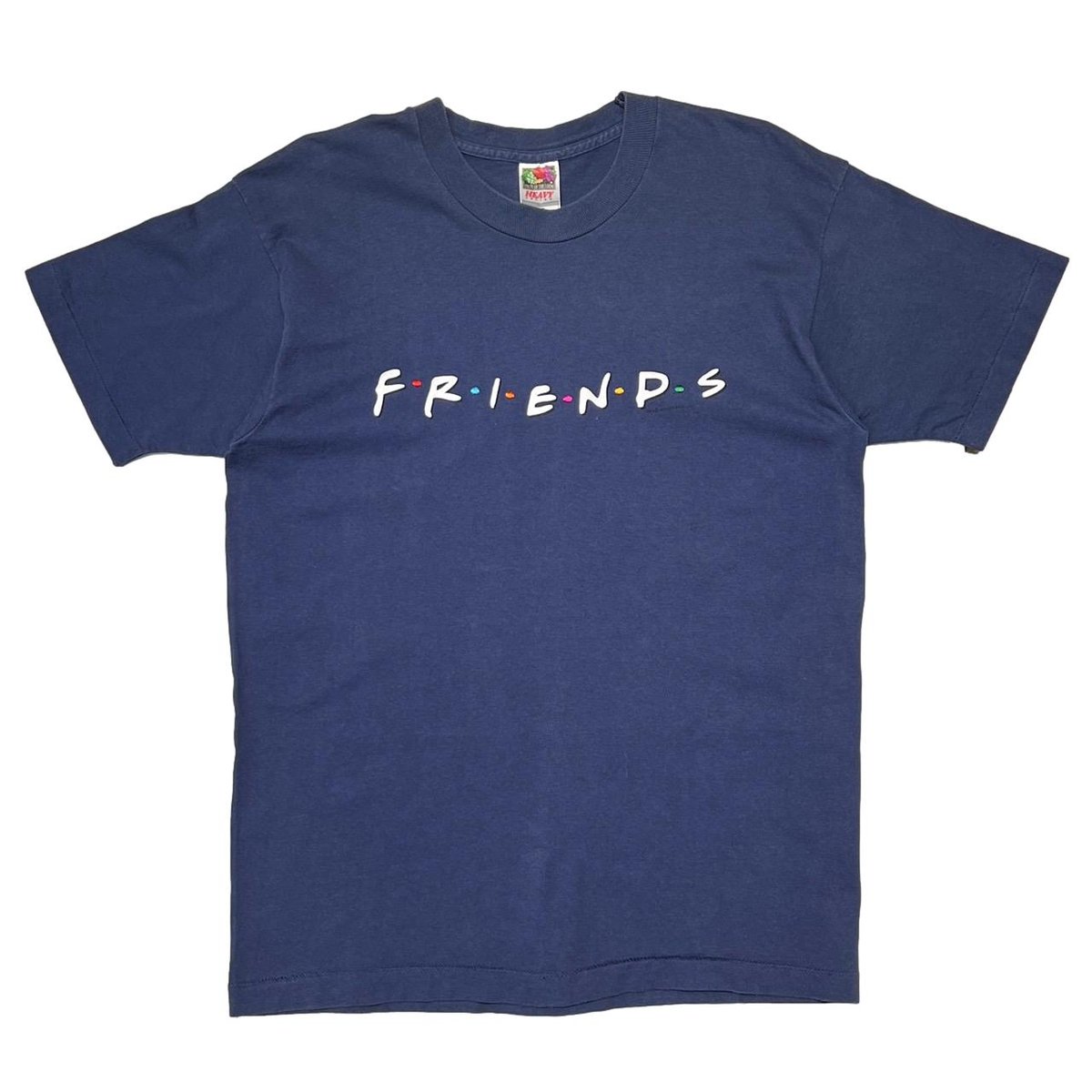 FRIENDS MOVIE PROMO LOGO DARK BLUE FRUIT OF THE LOOM LARGE 5443