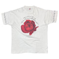ROMEO AND JULIET 90S ROSE PRINT SHAKEAPEARE WHITE XL 4128