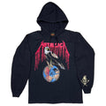 METALLICA PUSHEAD 1993 NO WHERE ELSE TO ROAM HOODED HOODED LS TEE BROCKUM LARGE 7729
