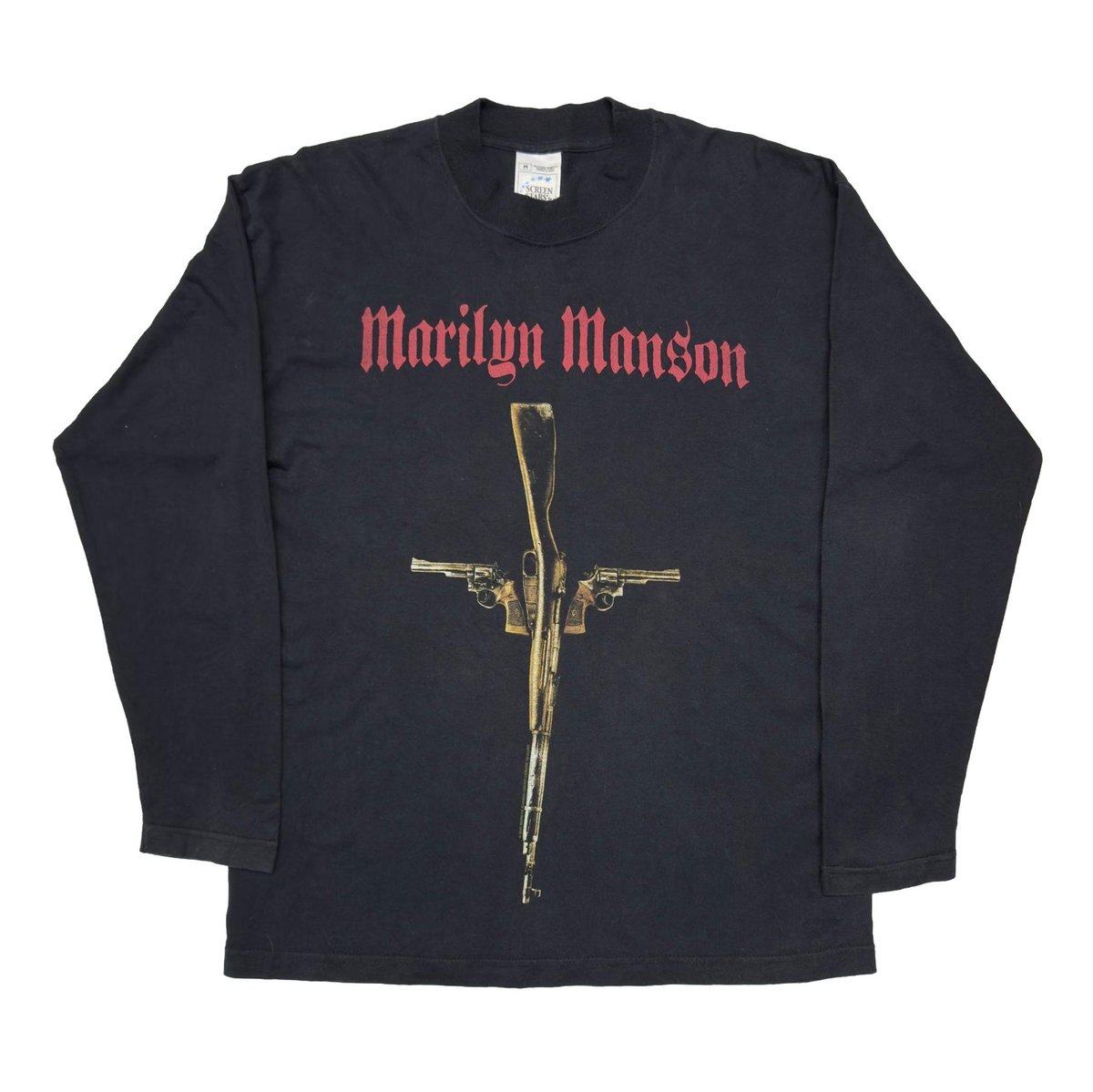 MARILYN MANSON DO YOU LOVE YOUR GUNS ,GOD AND GOVERMENT?LS SCREEN STARS MEDIUM 3234
