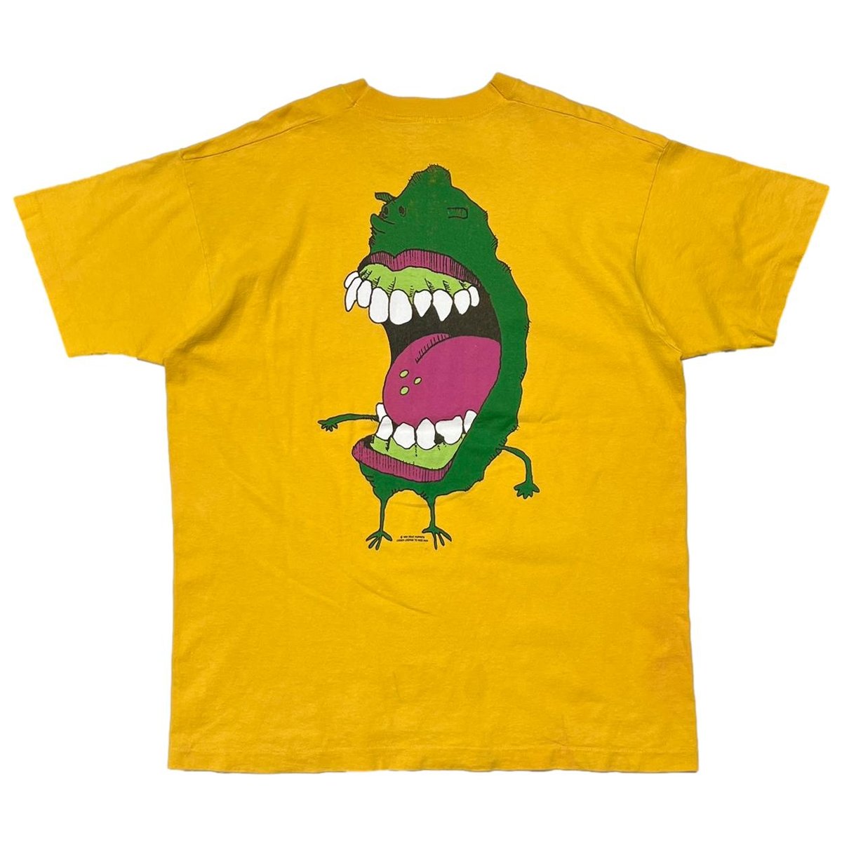 MEAT PUPPETS 1994 TOO HIGH TO DIE YELLOW FRUIT OF THE LOOM XL 5288
