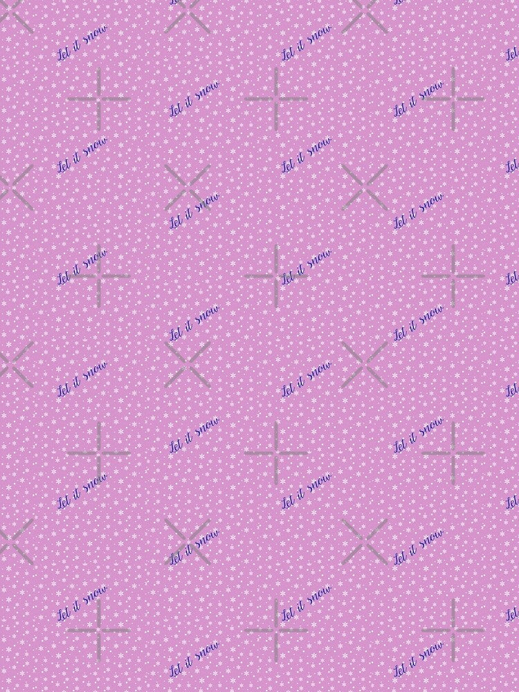 Let It Snow - Pink by Spoonspirations