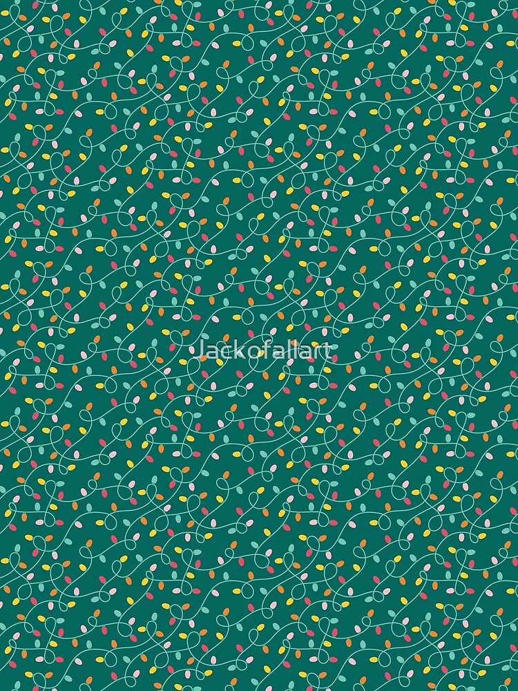 Christmas Lights Pattern by Jackofallart