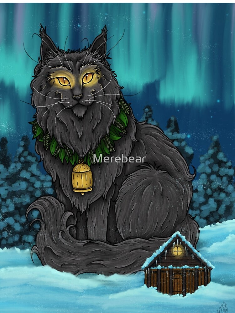 Yule Cat by Merebear