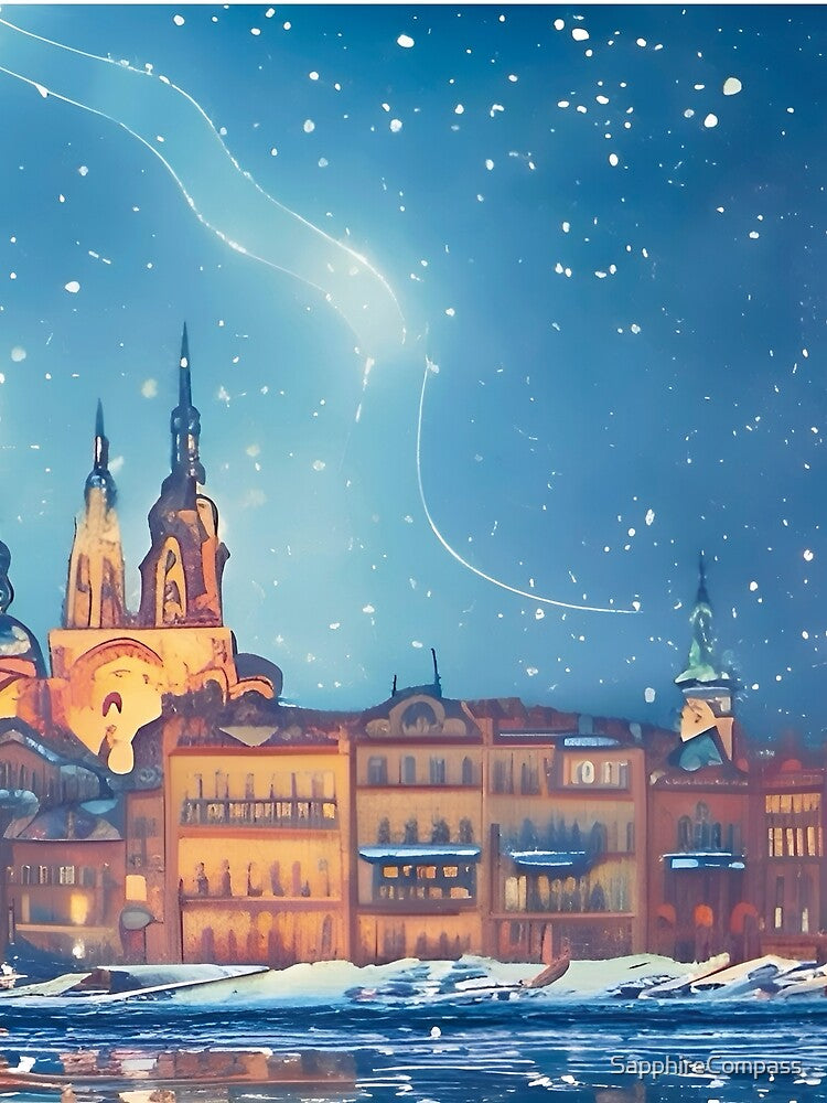 Winter Solstice Cityscape by SapphireCompass