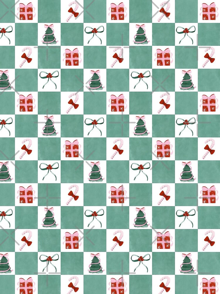 Checkered Coquette Christmas by emmabev2322