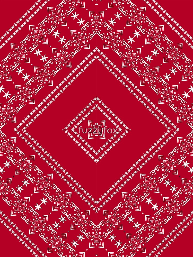 Red Christmas ornament by fuzzyfox