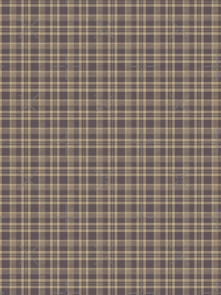 Dark Academia Aesthetic Plaid Pattern by JoWillmot