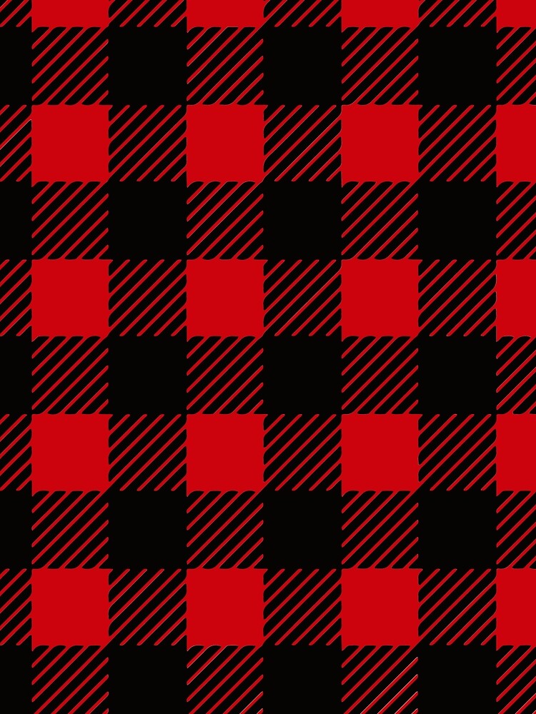 Pajama Red Plaid Buffalo , Women's Holiday Buffalo by Alan-NY