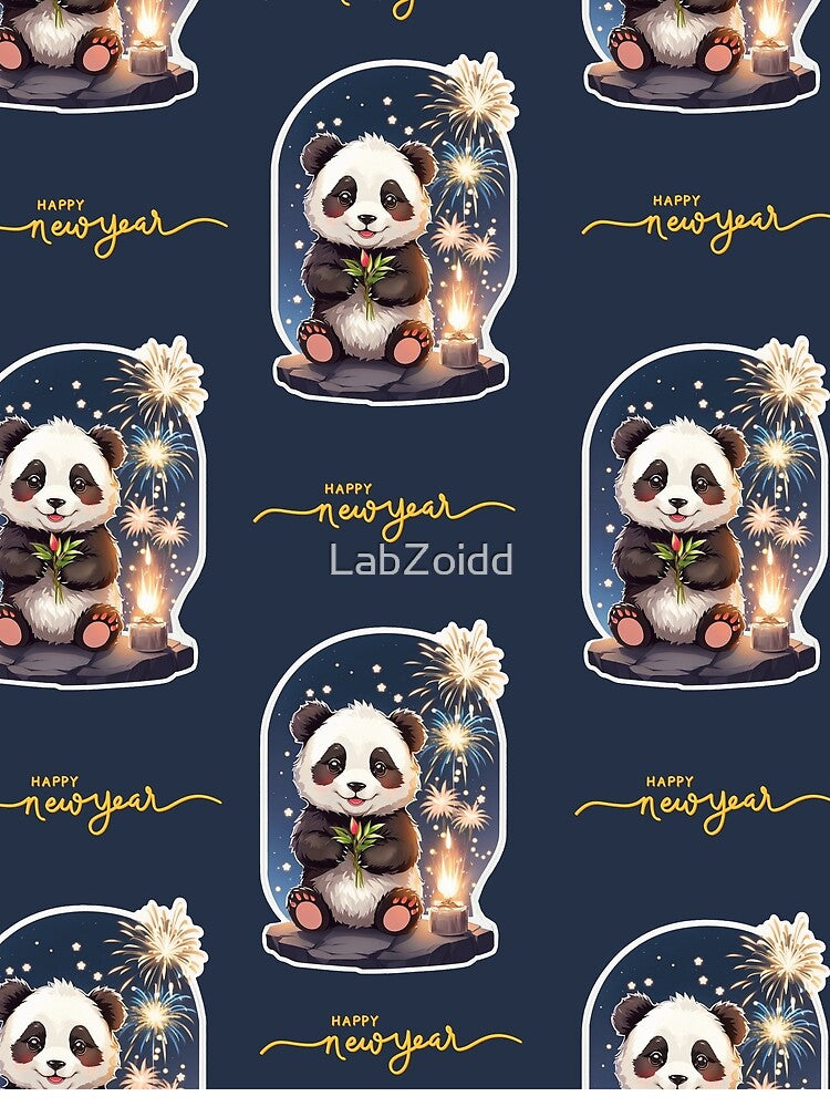 Panda said: Happy Bamboo-tiful New Year! by LabZoidd