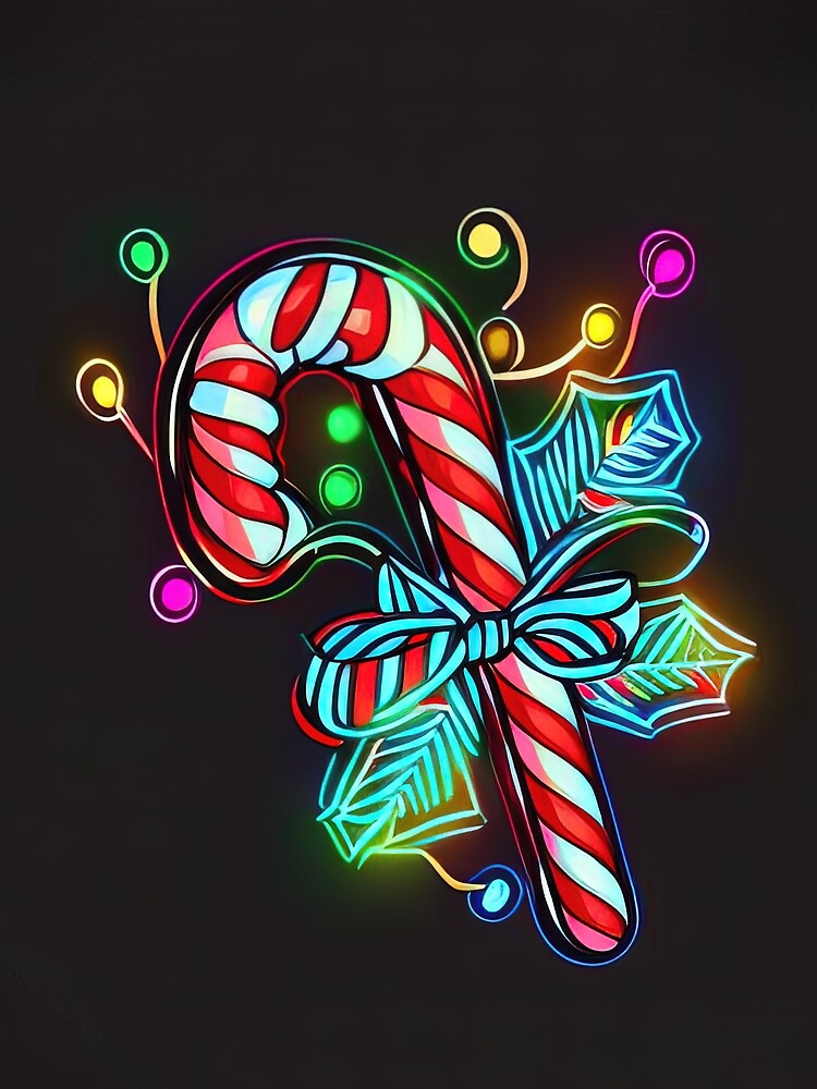 Cute candy cane christmas design by XmasPatterns
