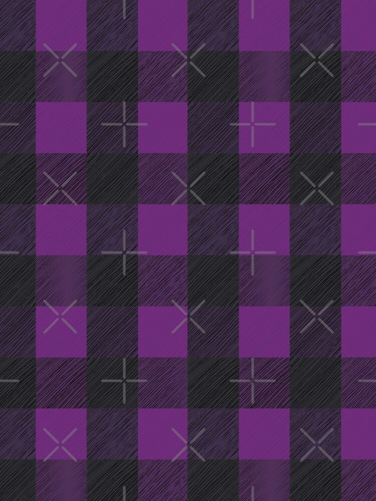 Purple Plaid by ScribbledToad