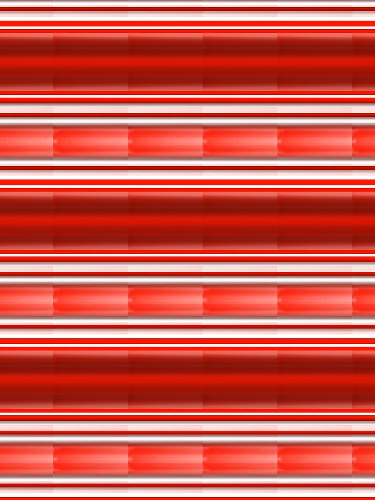 Red horizontally striped 3d Graphic by Akashdigiart