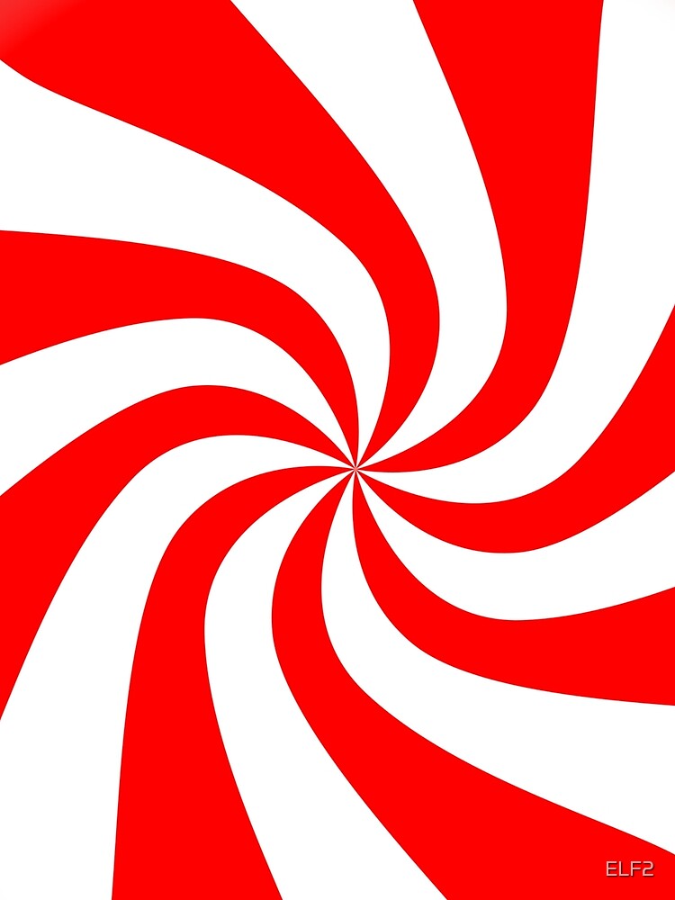 Red and white candy cane by ELF2
