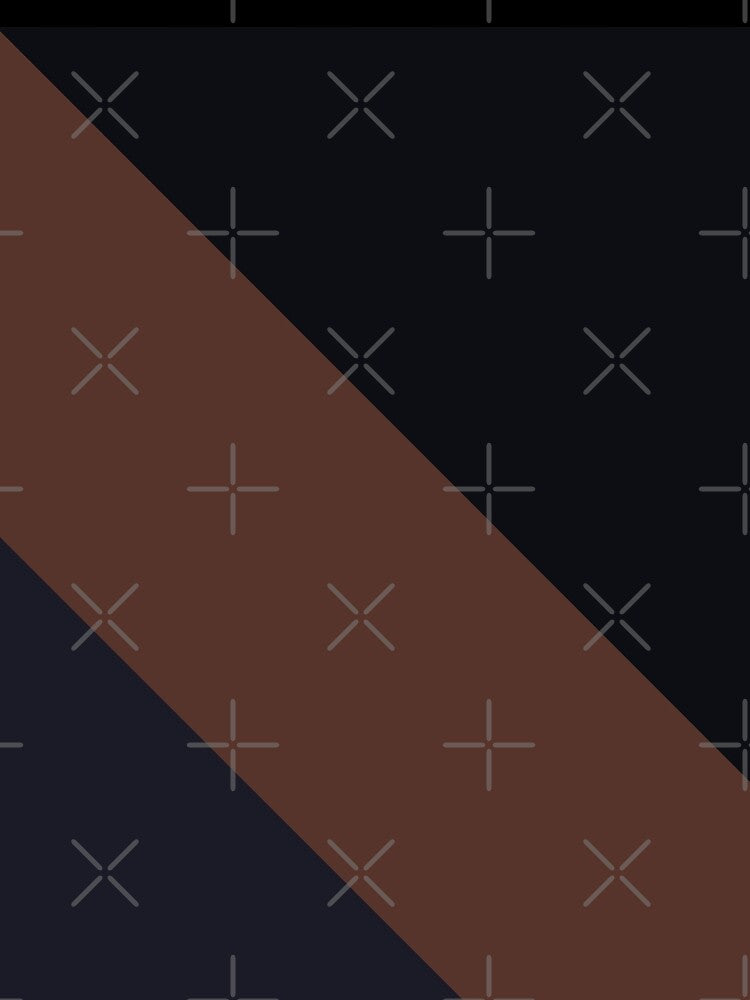 minimalist triangle and lines color block brown and black dark academia by neopop