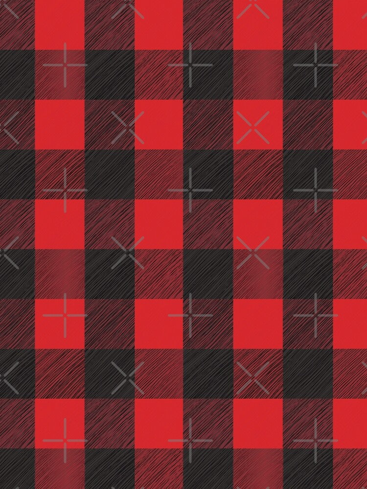 Red Buffalo Plaid by ScribbledToad