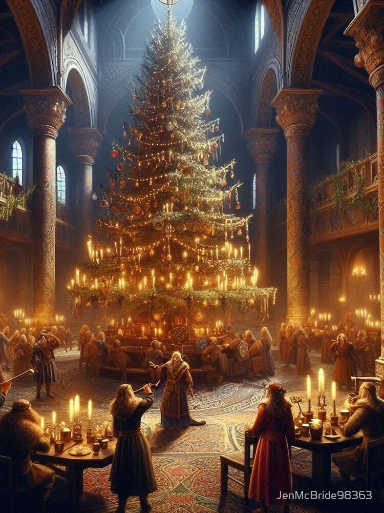 Great tree in the Nordic Hall by Jennifer McBride