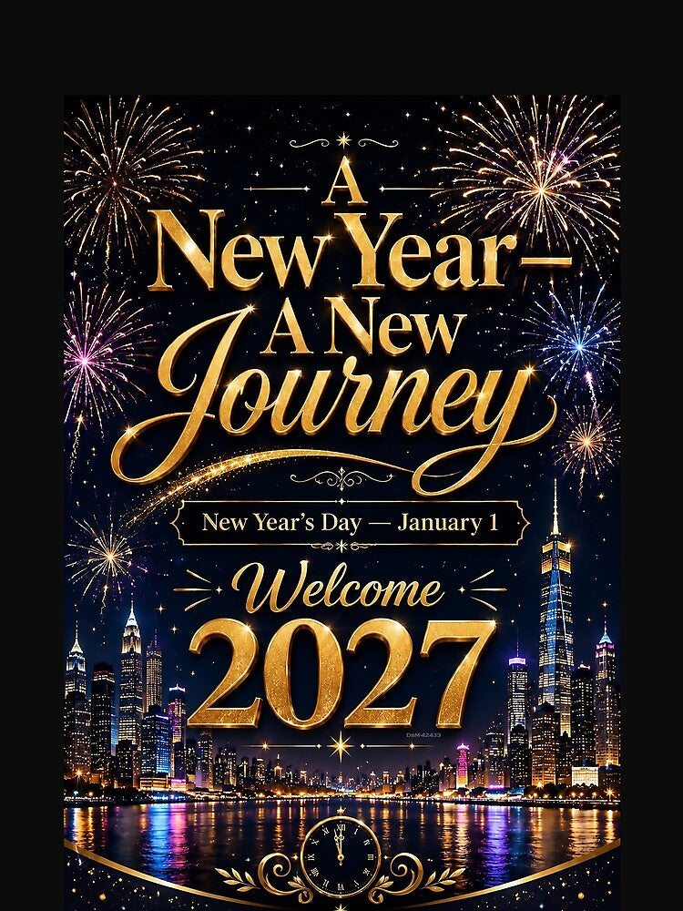 2027 A NEW YEAR - A NEW JOURNEY - WELCOME 2027 by DBM Photo Art 1