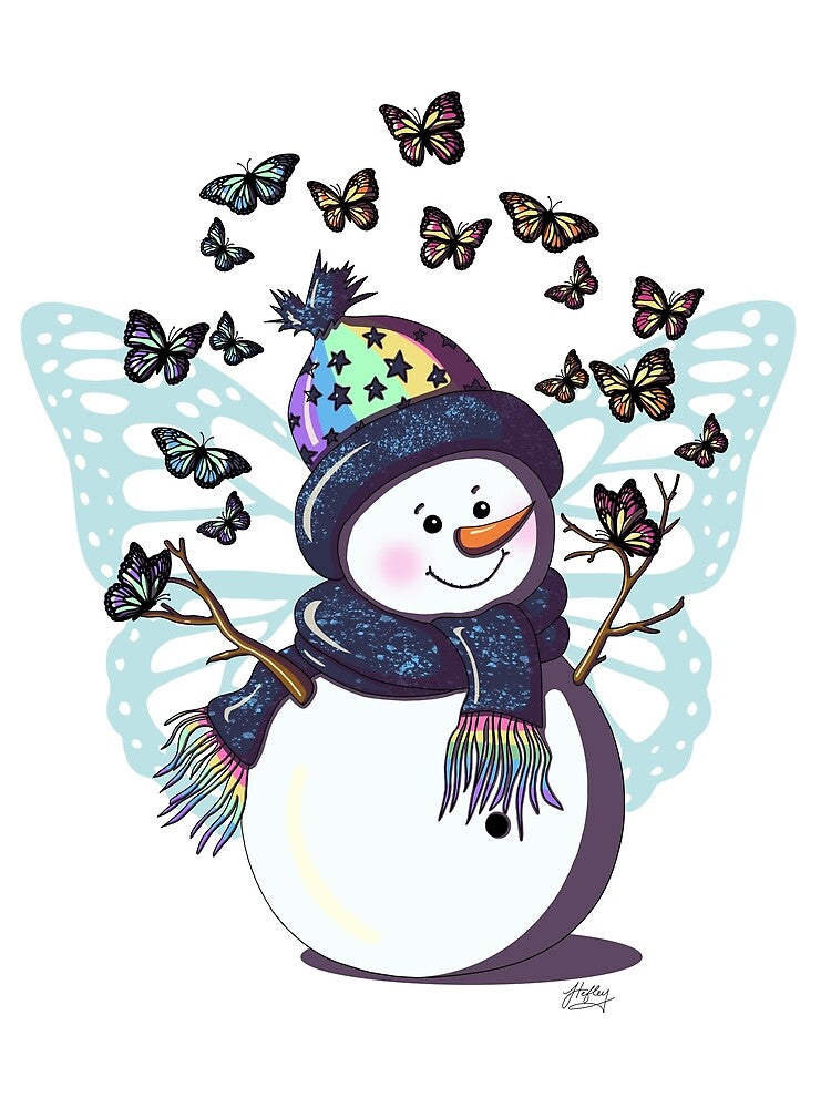 Butterfly Snowman by Jamf452
