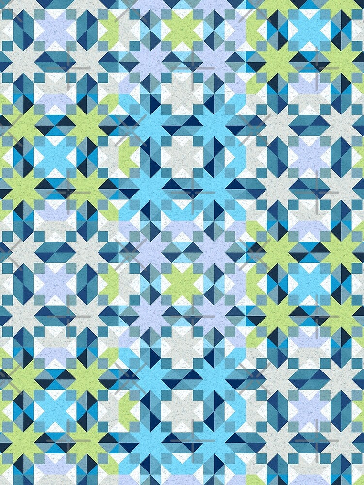 winter patchwork star by pakanta
