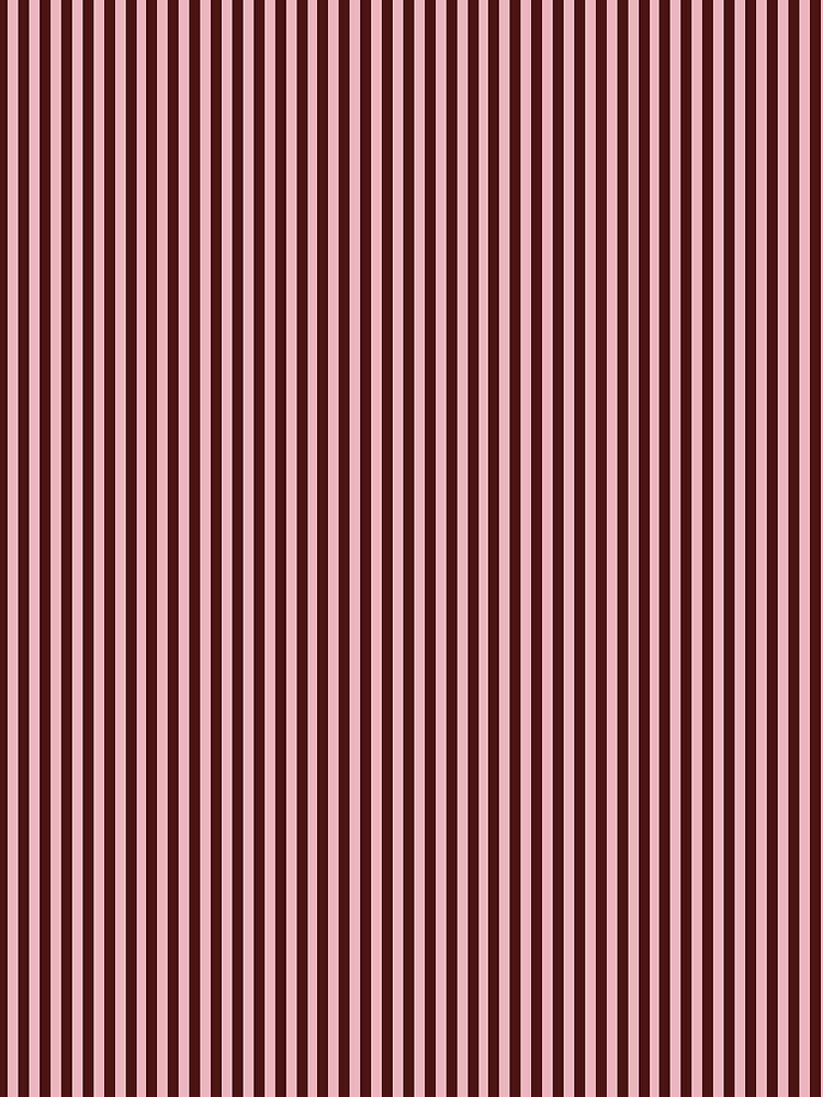 Minimalist Maroon and Blush Pink Striped Pattern | Soft Pink and Deep Red Vertical Stripes Design | Sophisticated Maroon and Pink Decor | Maroon and Blush Striped by VivaFy