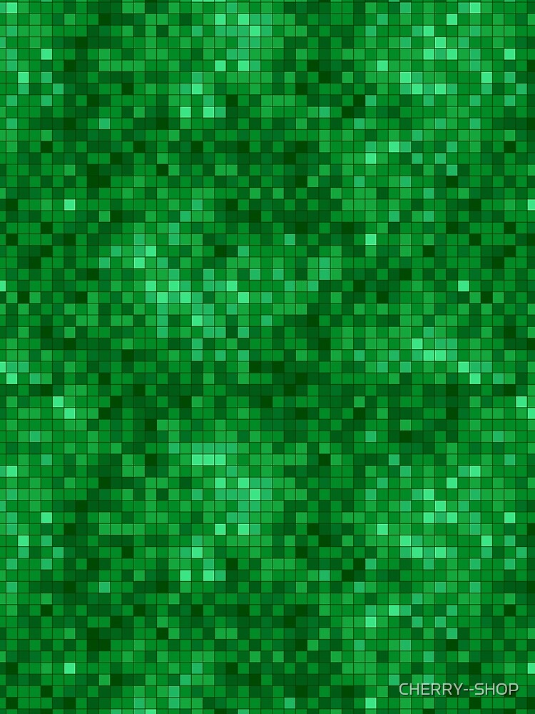 Green disco ball pattern, mosaic tiles, glittering, Christmas by CHERRY--SHOP