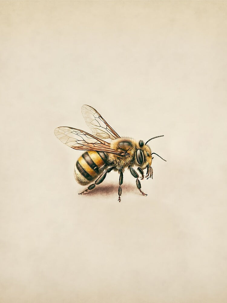 Vintage Bee by Soria Moria