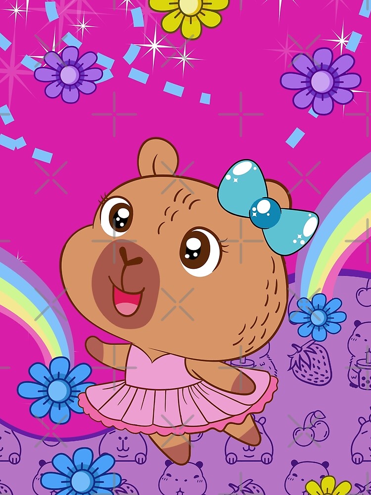 COVER OF BALLET DANCER CAPYBARA by AmberMarket1