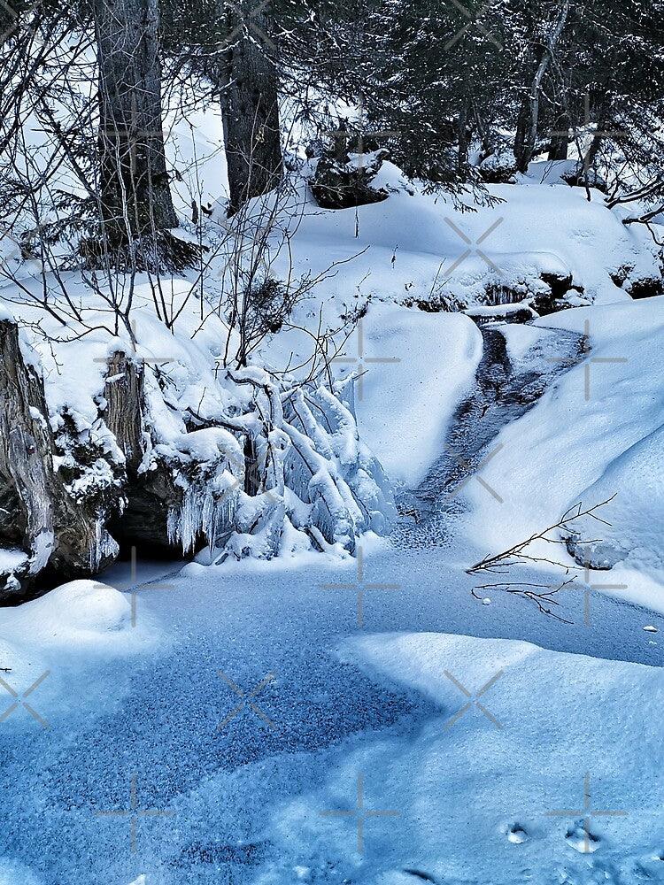 Snowy winter landscape by rogerhphoto