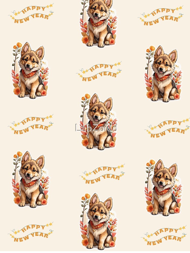 Happy New Year, From Pawster Dog by LabZoidd