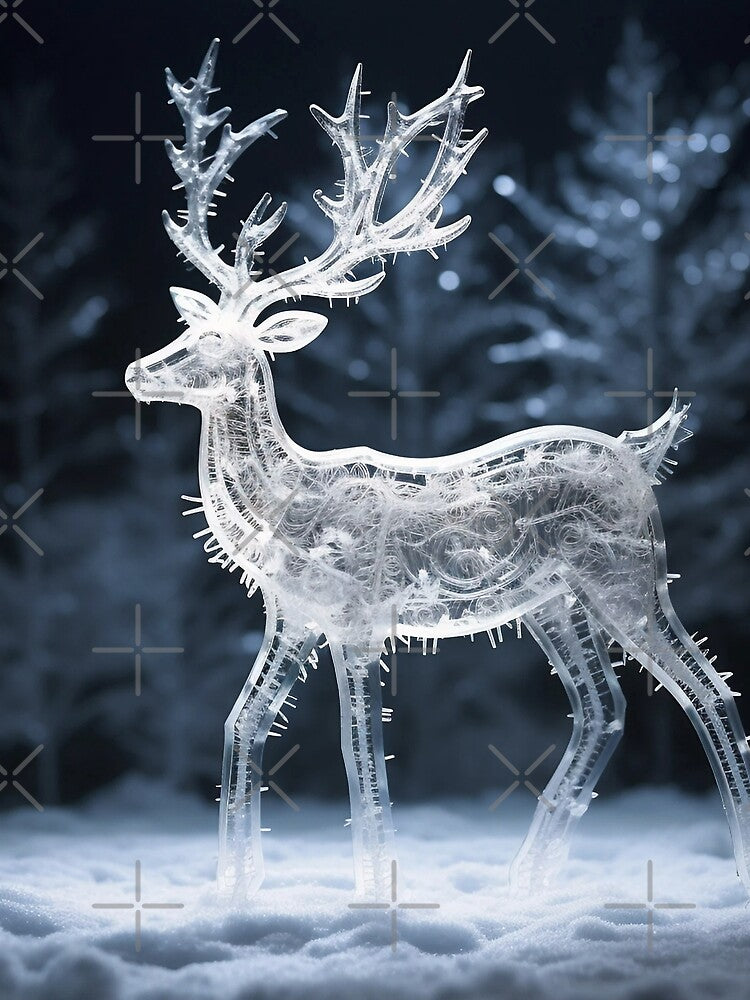 Reindeer Made of Ice by dcrc