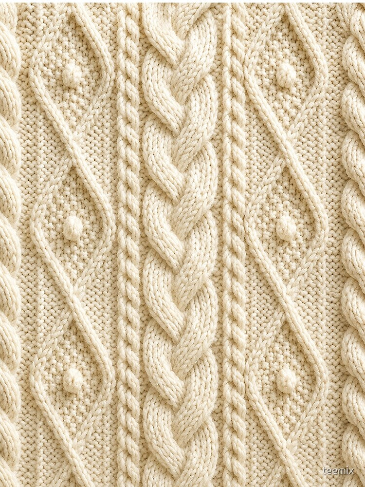 Cozy Hygge Sweater Knit Texture by teemix