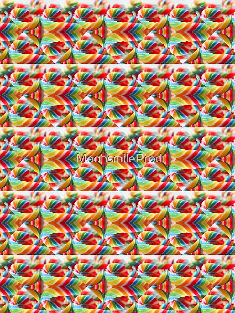 Rainbow Candy Cane Pattern by MoonsmileProd