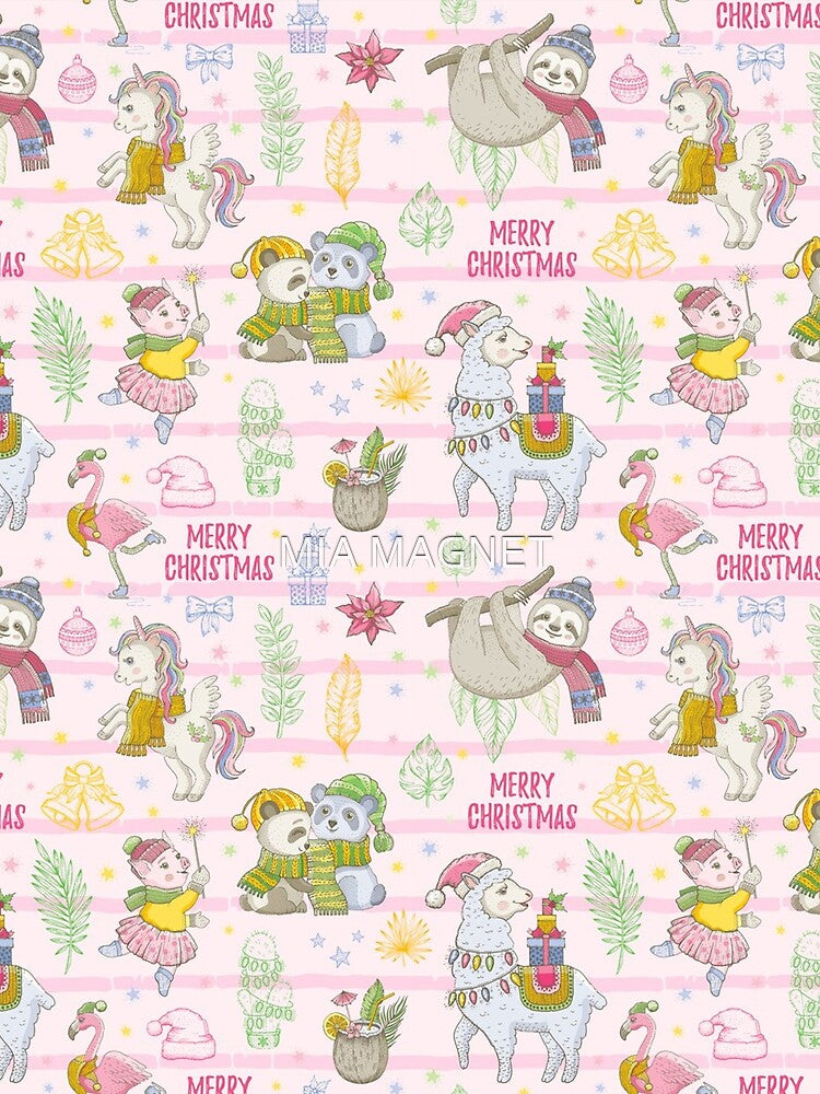 Merry Christmas Pattern by Borislav Shekerdzhiyski