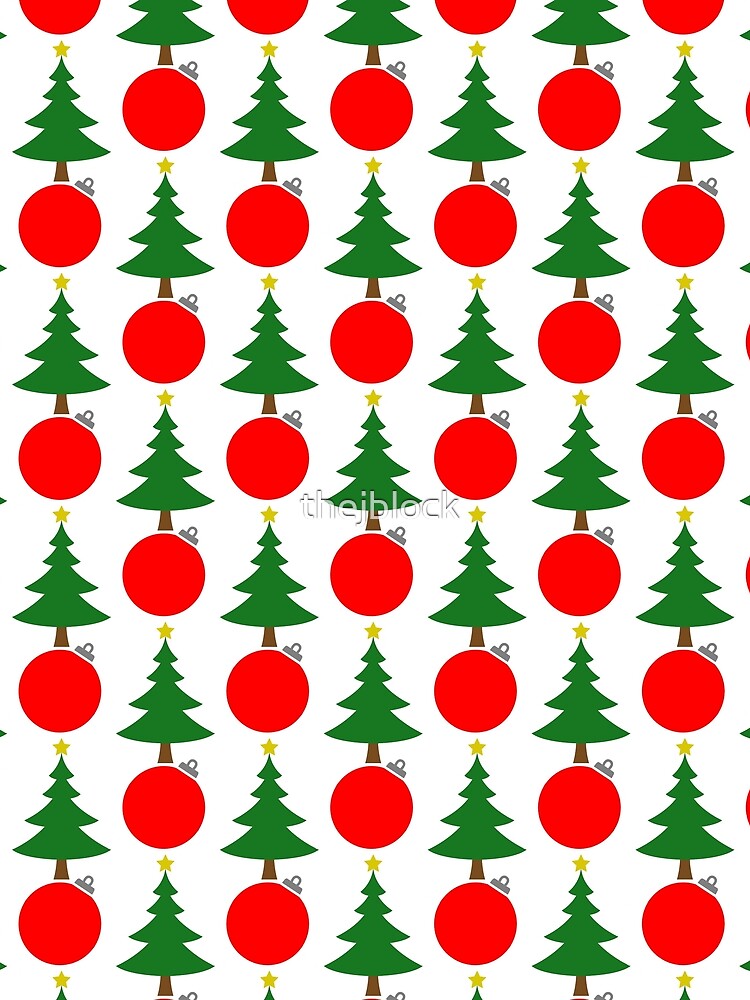 Christmas Tree and Ornament Pattern by thejblock