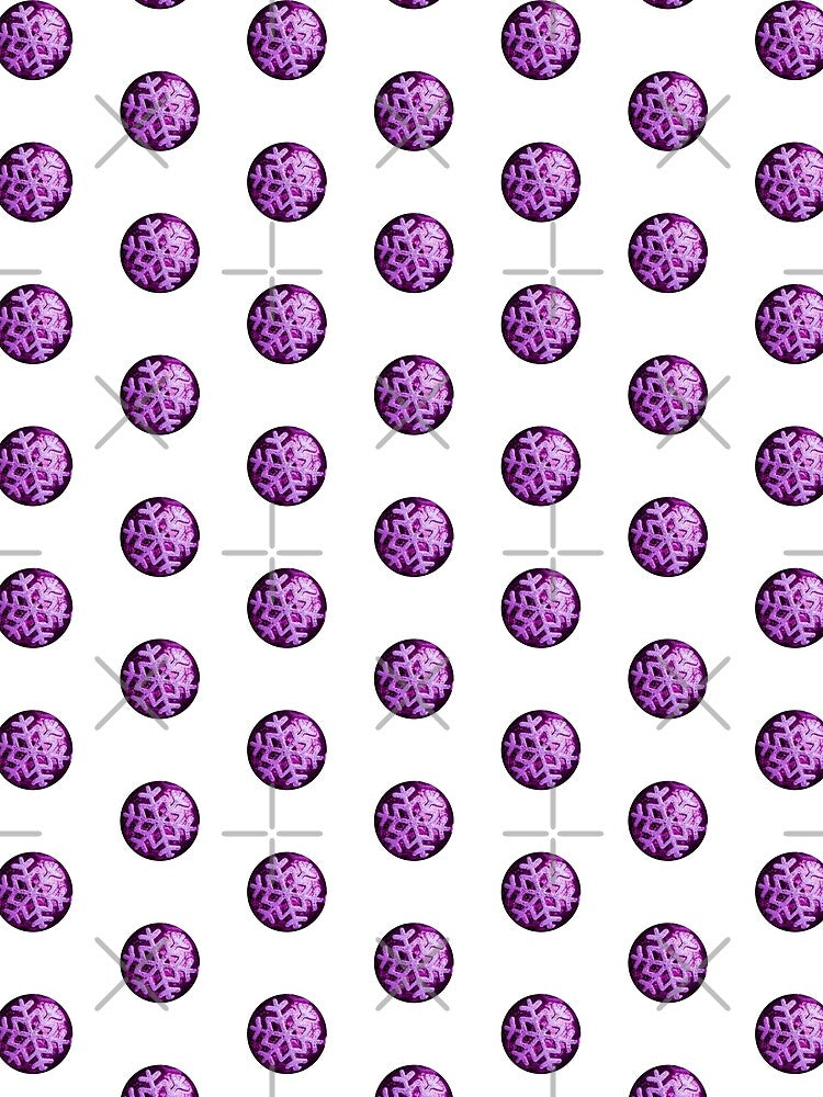 Purple bauble pattern by natalik2024