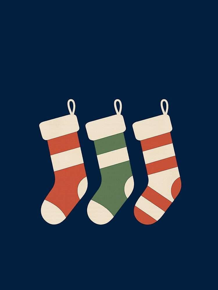 Christmas Stockings Family Matching - Classic Holiday Pajamas by PunchDrop