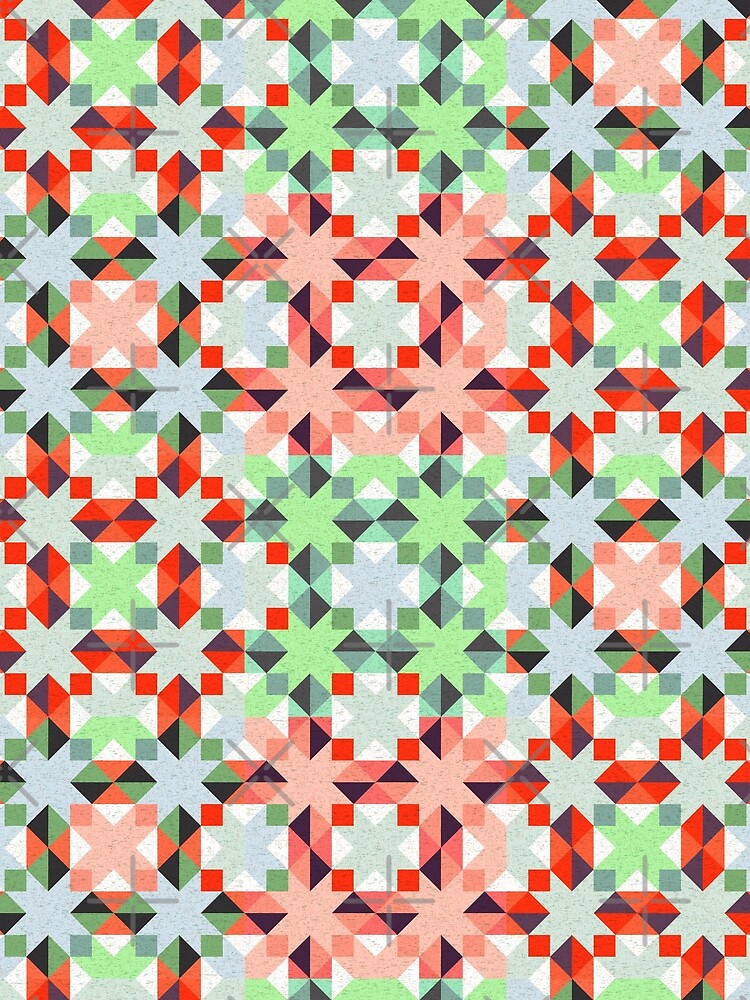 Christmas patchwork star by pakanta