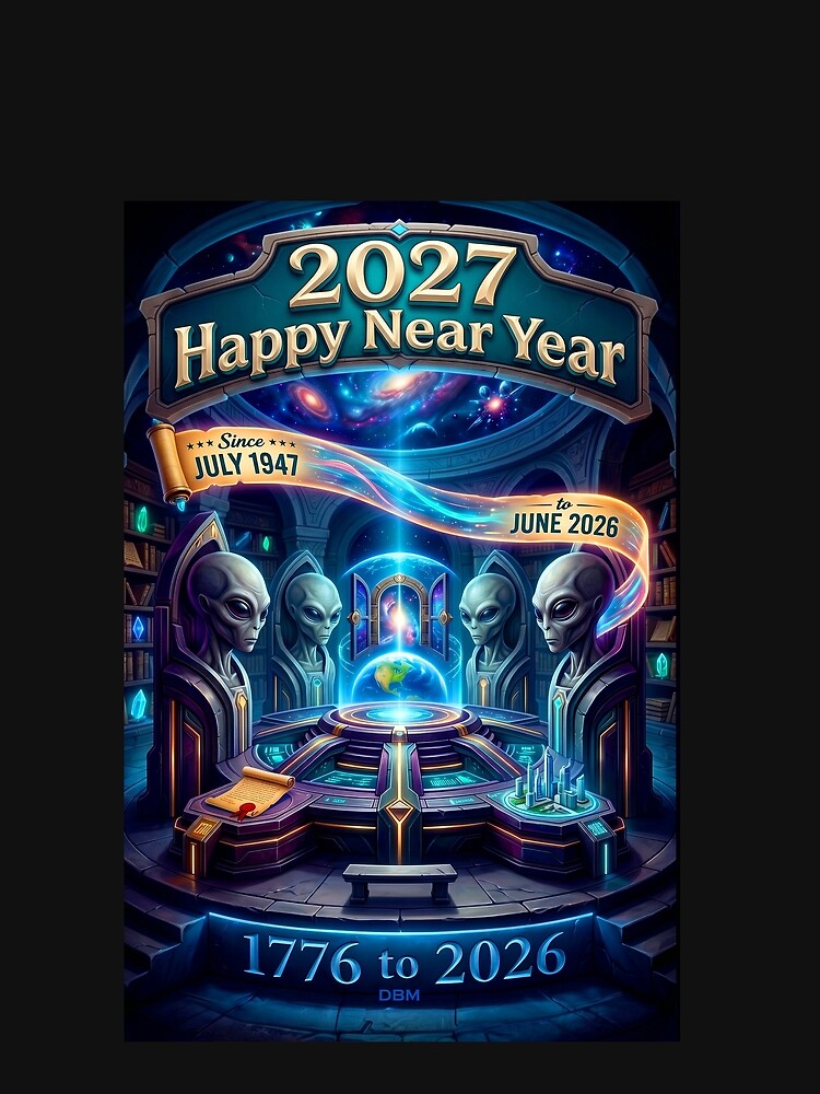 2027 Happy New Year - Disclosure You Are Not Alone by DBM Photo Art 1