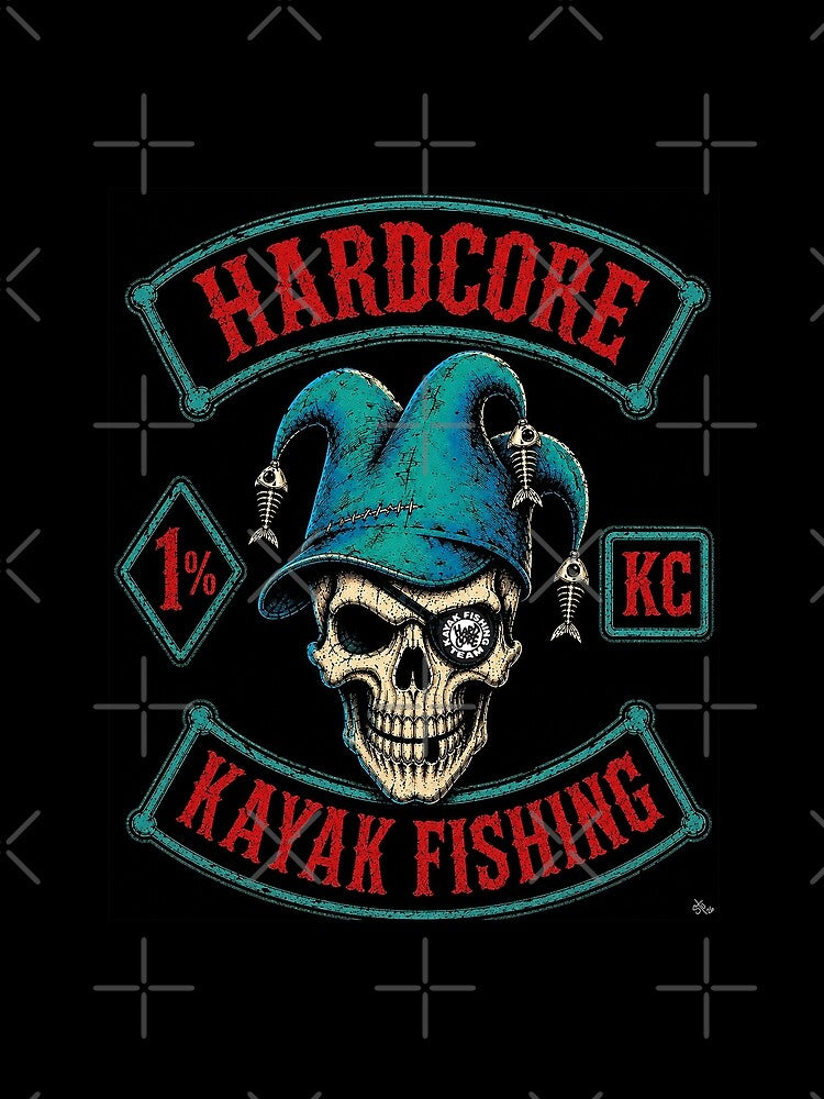 Hardcore Kayak Fishing jester  biker cut by StewRat