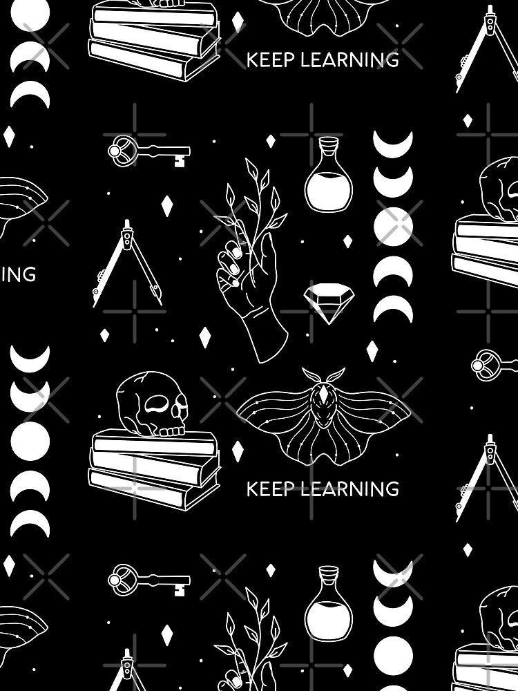 Keep Learning - White by ethnicdrawing