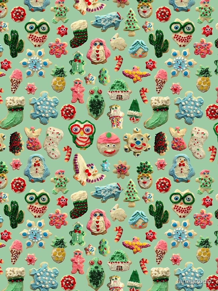 Happy Holidays mint by farreystudio
