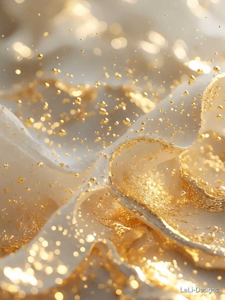 Aura of Gold – Luminous Luxury Abstract Art by LaLi-Designs