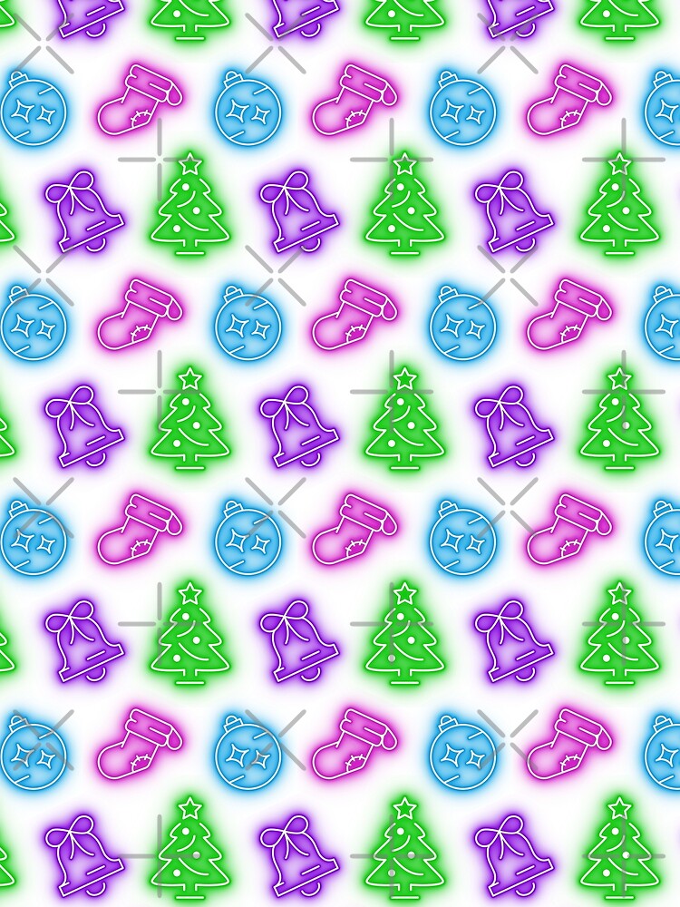 Multi Neon Christmas by Pixels2Patterns