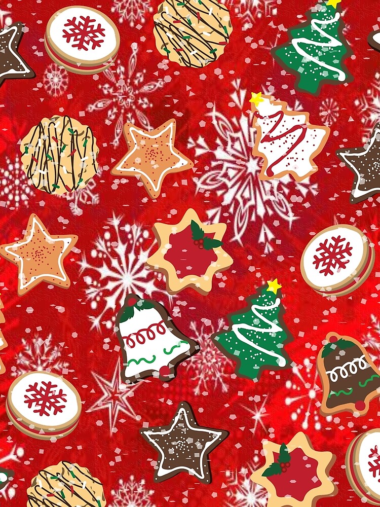 Christmas Cookies and Snowflakes by Lee Hiller Designs
