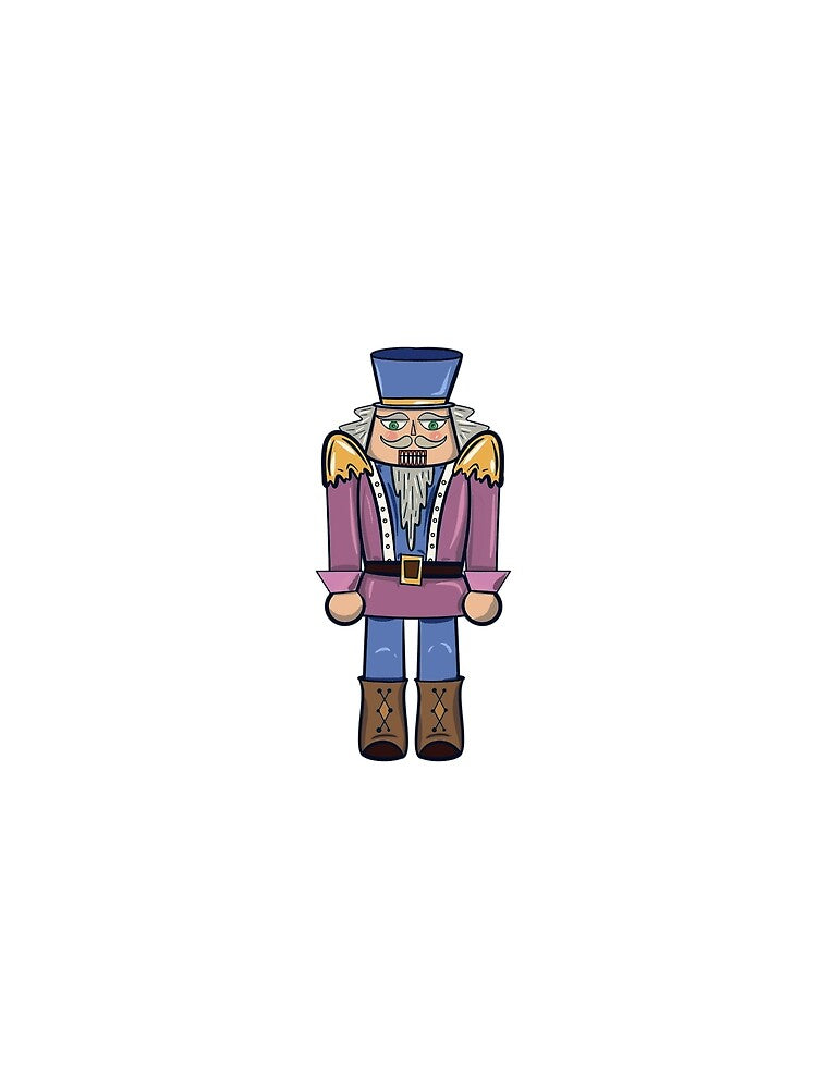 Nutcracker Illustration • Christmas Nutcracker Art • Hand-Drawn Holiday Character • Festive Christmas Design by ElectricMarfa