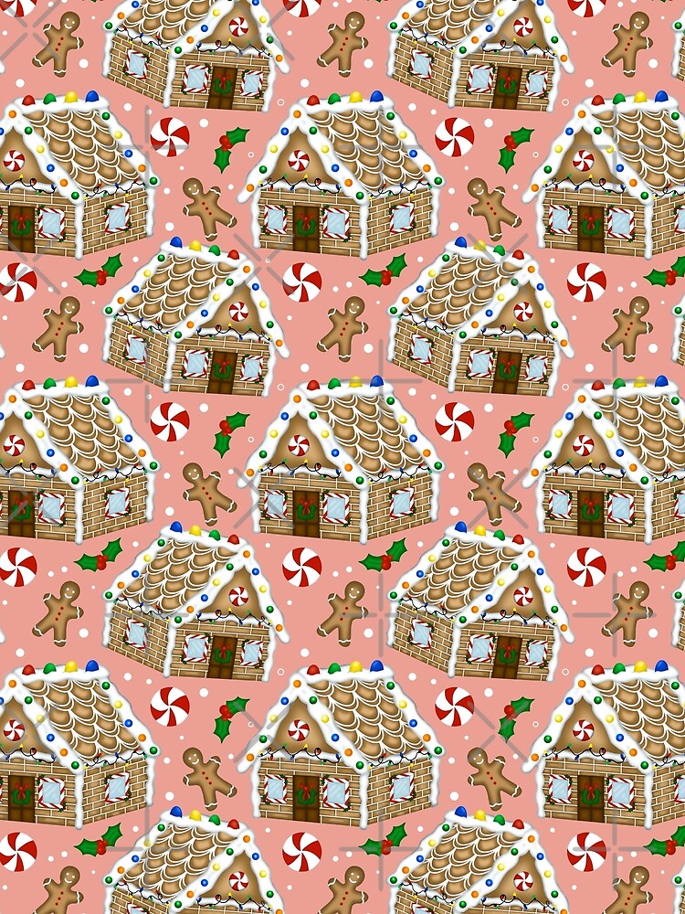 Pink Gingerbread house by Midwestmama94